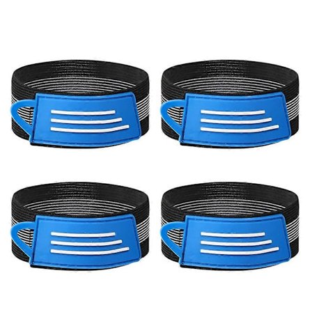 4 stk. Sykkel Ankel Ben Bukser Pant Bånd Klips Stropp Sykling Ankel Festebelte