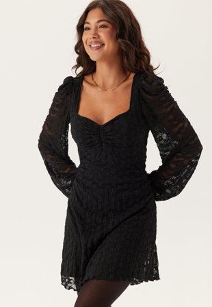 BUBBLEROOM-Sweetheart Short Lace Dress-XL