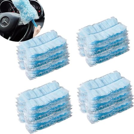 Pakke med 20 refill, egnet for kraftige elektrostatiske støvkoster, designet for Swiffer støvkoster, Refill, Egnet for støvkoster