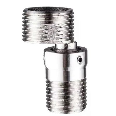 Vinklad Böjd Fot Hörnväggmonterad Duschblandare Adapter [DB]