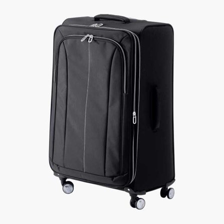 Resväska svart 66–74 liter - Biltema