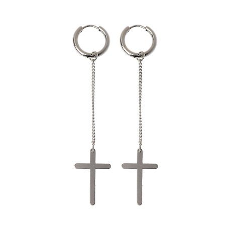 Trendiga glänsande örhängen för kvinnor, klassiska korsformade tofsar, örhängen