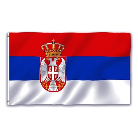 Serbien Flag - 150 x 90 cm