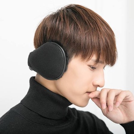 Varma öronmuffar för män, fleecefodrade öronmuffar, öronproppar