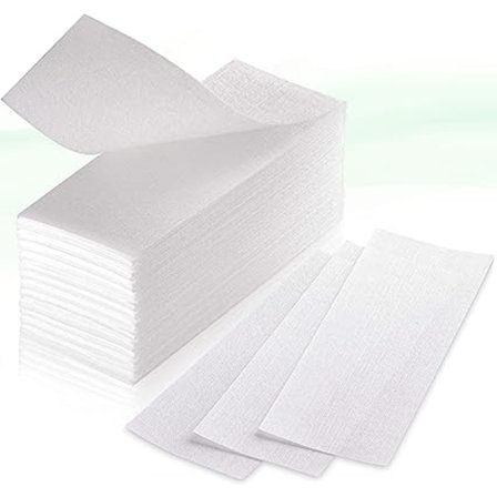 Nonwoven-strips for varm voks og sukkerpasta - 150 stykker