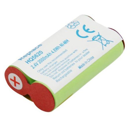 Akku Philips HQ5660 / HQ5830 / HQ8893 NiMH 2.4V 2000mAh 4.8Wh Vihreä