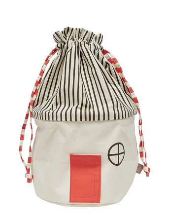 OYOY MINI Koya Storage Basket - Small - Cream - 26X40CM