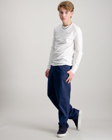 Tommy Hilfiger PLEATED CHINO PANT Sininen Housut Pojat - Kids Brand Store