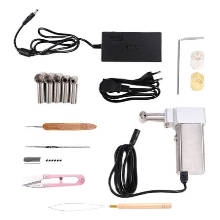 Øjeblikkelig Dreadlocks Hårfremstillingsmaskine Nem DIY Halvautomatisk Dreadlock-maskine til Langt Hår EU-stik