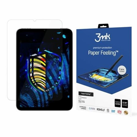[2-Pack] 3MK iPad Mini 8.3 (2021) Skärmskydd Plastfilm PaperFeeling