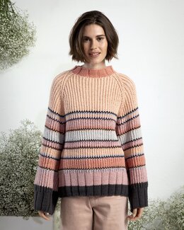 Strikkeoppskrift Genser Multi - Lang Yarns
