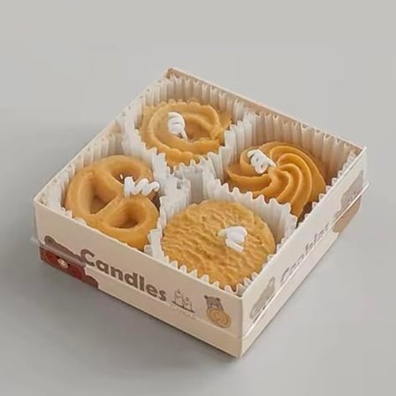 Eväsmuotoiset käsintehdyt soijavahakynttilät, 4 kpl setti, täydellinen kodin sisustukseen, valokuva-rekvisiitaksi, tunnelman kohottamiseen, kylpyyn, 