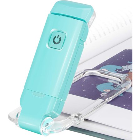 LED-klämma läslampa, sänglampa för böcker, ögonvänlig