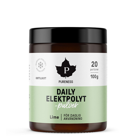 Pureness Daily Elektrolyttpulver Lime 100 g