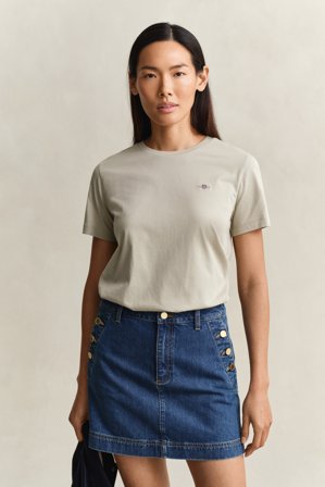 GANT Damen T-Shirt (XS) Beige