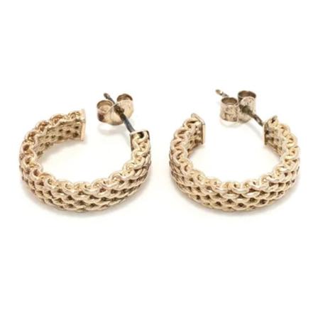 Tiffany & Co. Pre-owned Pre-ownedSilverEarrings , Grijs , Dames , Maat: ONE Size
