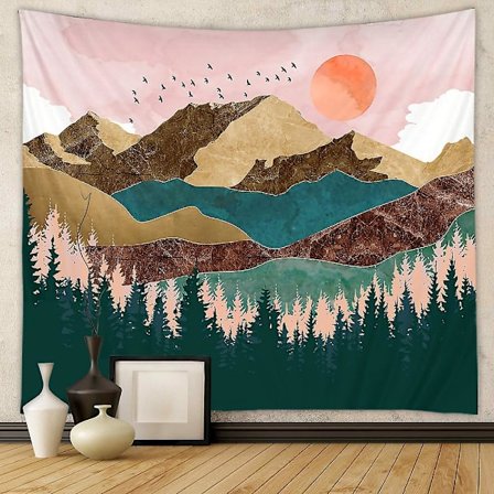 Väggbonad Skogsträd Bonad 51,2 X 59,1 tum