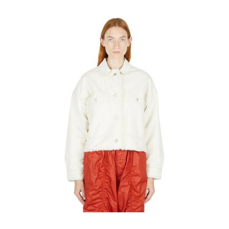 Isabel Marant Paoleta Jakke Hvid, Dame