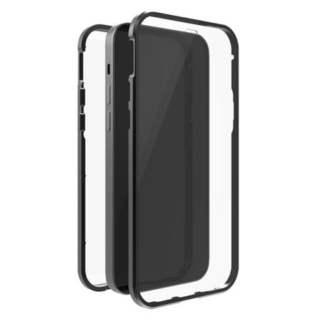Black Rock iPhone 15 -puhelimen kuori 360 astetta - Musta/Kirkas