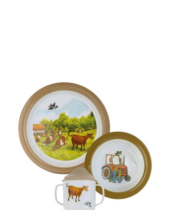 Rätt Start Mamma Moo, Giftbox, 3-Pcs - Multi/patterned - ONE SIZE