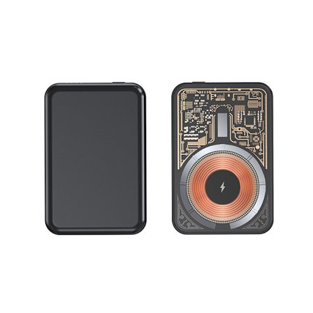 MagSafe Läpinäkyvä Magneettinen Power Bank Langaton Nopea Lataus 10000 mAh Suuri Kapasiteetti Kompakti ja Käytännöllinen Mobiilivirta