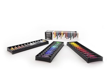 Liquitex Akrylfärg Liquitex Basics 36x22 ml - Lyreco - Skola och förskola - Målarfärg och tillbehör - Akrylfärg