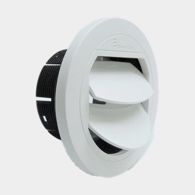 Výdech Eberspächer, 75 mm, uzavíratelný, bílý