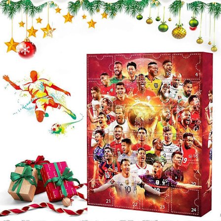 Fotboll Jul Adventskalender Sport Jul Nedräkningskalender Jul Överraskningspresenter för Fotbollsfans