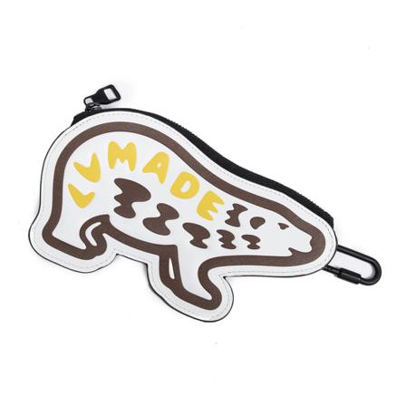 Louis Vuitton Vintage, Ltd. Ed. Virgil Abloh Nigo Bear Coin Card Holder Bruin, Dames, Maat:ONE Size