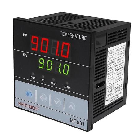 Sinotimer Mc901 Digital Vattentät Pid Temperaturregulator K Typ Pt100 Sensor Ingång Relä Ssr O