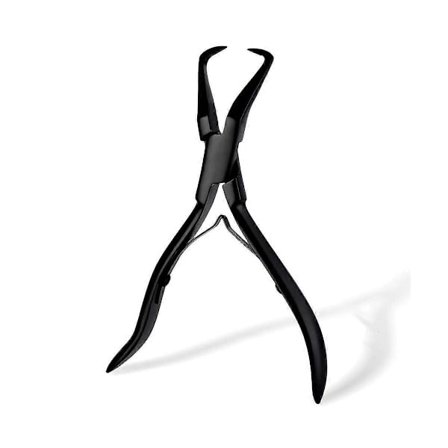 Hårforlængertang Rustfrit Stål Hårforlængerværktøj Mikrolænke Perlefjerner Tang til Hår E