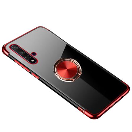 Kraftfullt Skal Med Ringhållare - Huawei Nova 5t Svart