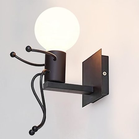 Kreativ Retro Vägglampa Inomhus Vintage Industriell Vägglampa Ir