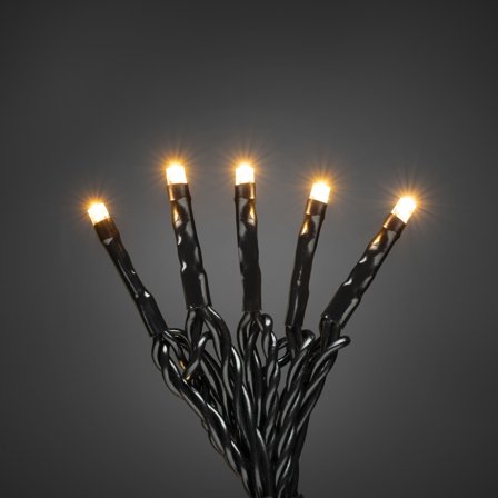 Konstsmide 3957-807 Lisäsarja valosarjalle 3956-807, pehmeä kaapeli Amber, Valaistus