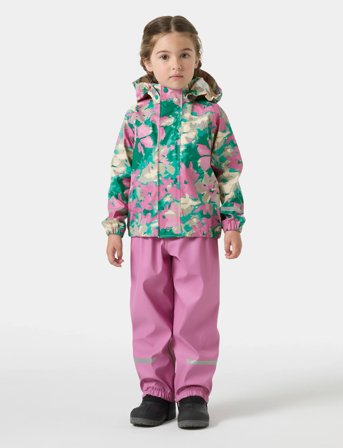 Helly Hansen K Bergen 2.0 Pu Rainset - Pink - 98