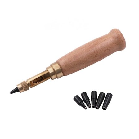 Hullmaskin kompatibel med søm av lær, papir, håndverk, lær kompatibel med håndverk med