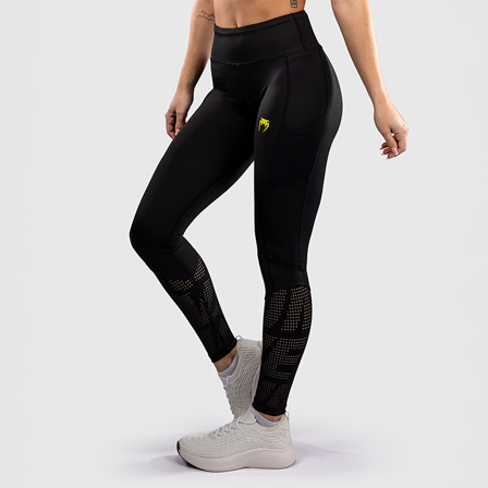 Venum Lazer Träningstights Svart Gul