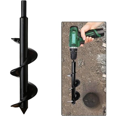 Havefræser, Hex Skaft Rustfrit Stål, Termisk Havefræser, Grav Huller Dybt, Praktisk Plantningsværktøj, til Blomster