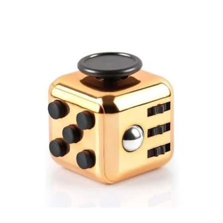 1 st. Guld Anti-Stress Fidget Leksak Kub Anti Stress Leksak Dekompression