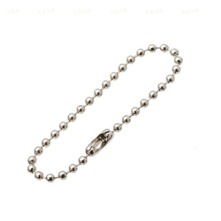 Kulkedja med lås 10-pack Silver 12 cm Silver 12 cm