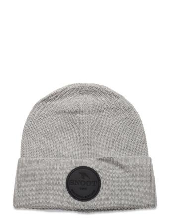 Merino Wool Beanie M Accessories Headwear Beanies Grå SNOOT*Betinget Tilbud