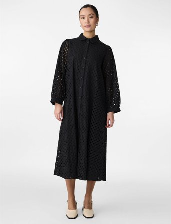 YAS Yasjosanne 7/8 Midi Dress S. Noos - Black - S