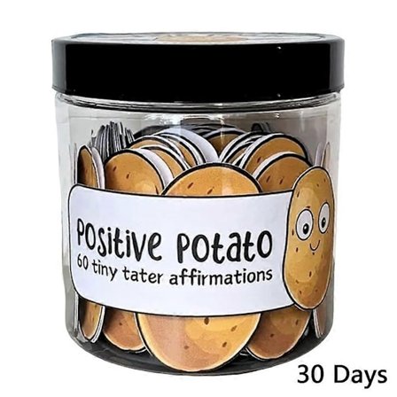 Positive Pickle Følelsesmæssig Støtte Bekræftelseskort 30/60 Daglige Bekræftelseskort til Venner og Familie - WELLNGS