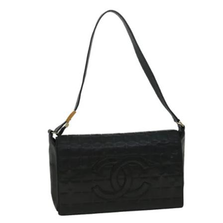 Chanel Vintage, Pre-owned Shoulder Bag Zwart, Dames, Maat:ONE Size