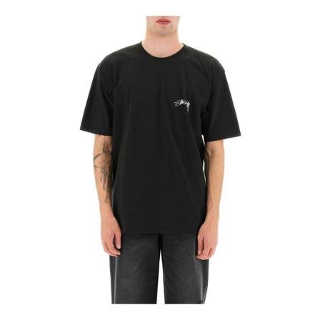Stüssy T-Shirts Sort, Herre, Størrelse: L