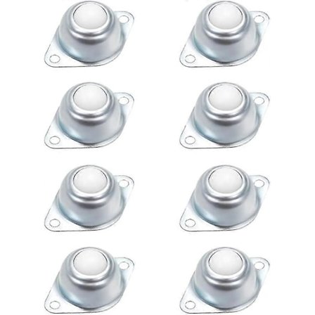 8 stk. Transportkugle-Ruller Universal Møbelruller Nylonkugler Kugleruller til Transport- eller Transportenhed