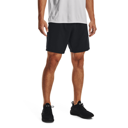 Træningsshorts Under Armour UA Woven Graphic Shorts, Sort/White - Bodyman.dk