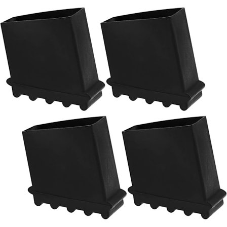 Pakke skridsikre stige fødder, gummi stige fødder udskiftning gummi stige fødder til stige stige fod dækken stige ben dæksler reservedele