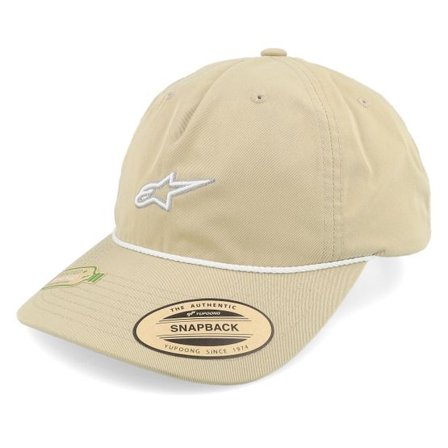 Alpinestars - Beige unconstructed Keps - Tyler Hat Khaki Dad Cap @ Hatstore