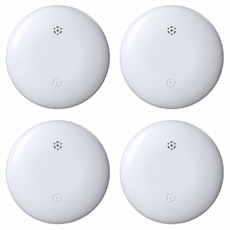 4 KPL GPS-paikannin Avaimenperä Airtag Yhteensopiva IOS Valkoinen